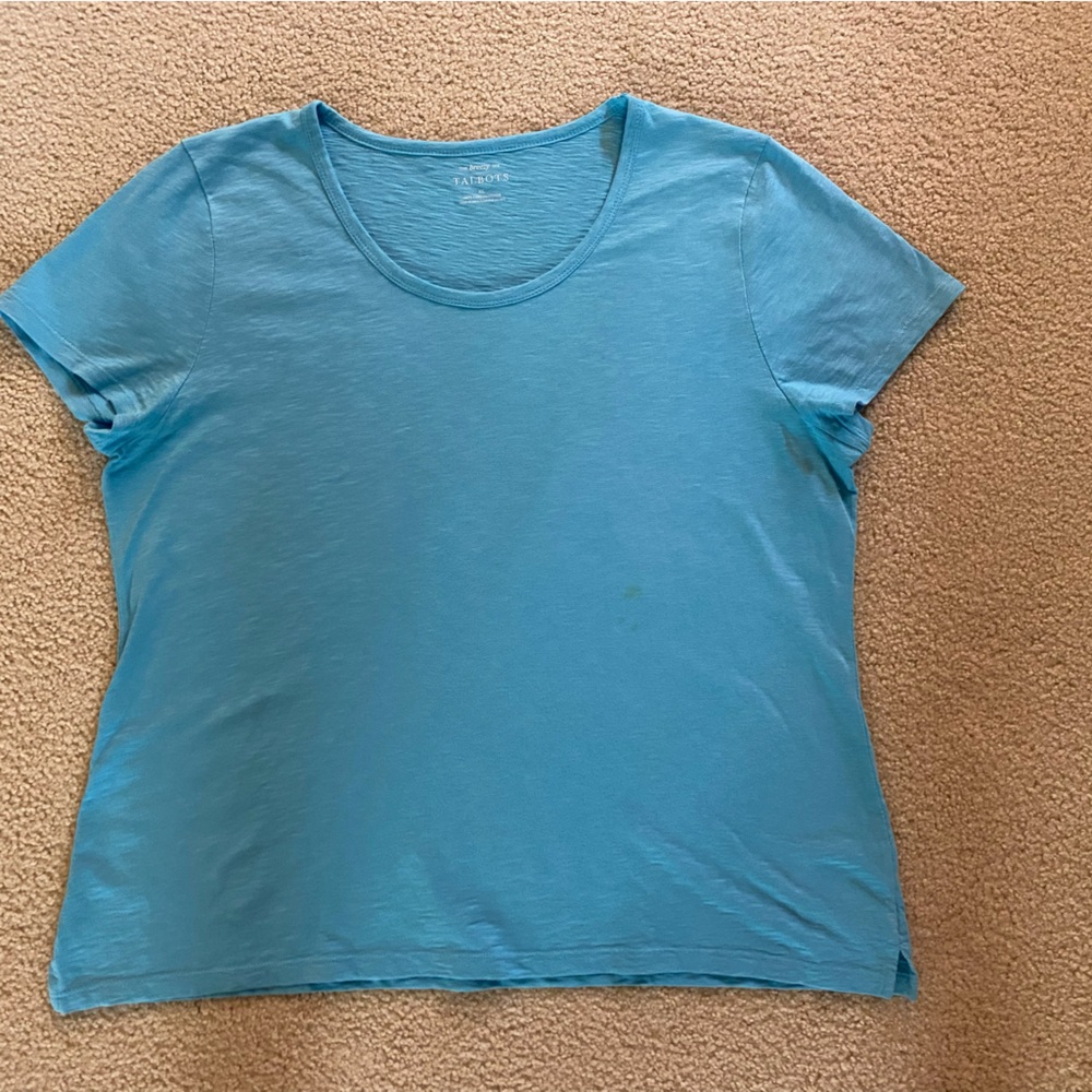 Talbots Scoop Neck Tee - Picture 3 of 5